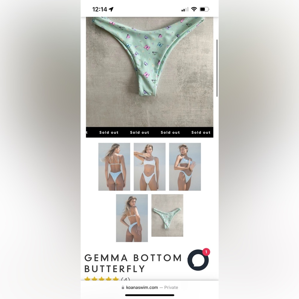 Koana Swim Gemma Butterfly Bottom